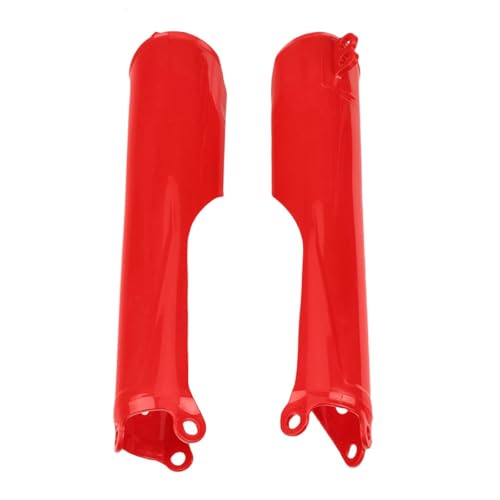 Protection fourche CRF450 contre la boue et les impacts de pierre en plastique rouge