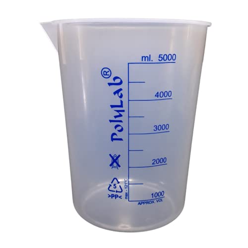 AANIJ® Beaker (Printed Graduation) Measuring Cup, Plastic Sc...