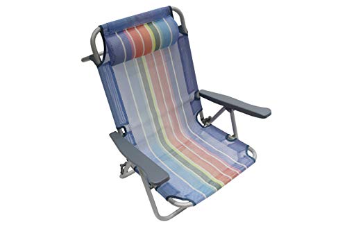 Homecall - Silla De Playa Plegable Con Respaldo Ajustable (Varios Colores)
