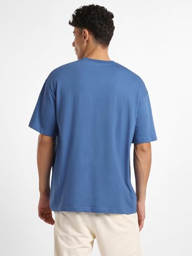 Image of Nobero Men's Oversized Graphic T-Shirt for Men | Soft Cotton | Drop Shoulder Relaxed Fit | Printed Casual Tshirt for Men