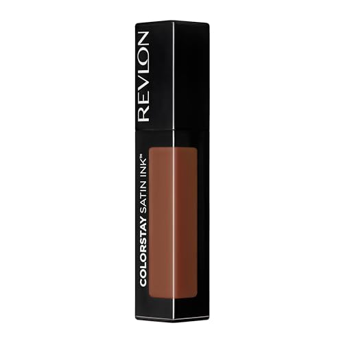 Revlon ColorStay Satin Ink Liquid Lipstick, Longwear Rich Lip Colors, Formulated with Black Currant Seed Oil, 003 In So Deep, 0.17 fl oz