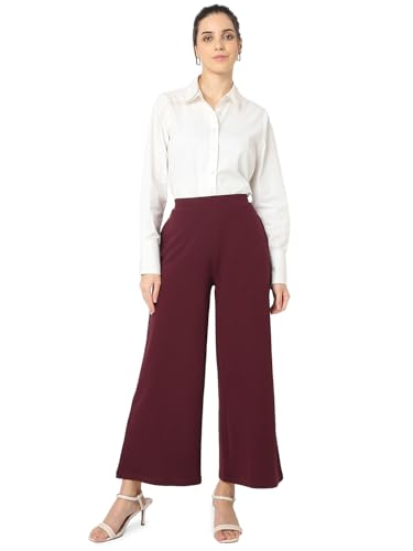 Image of Smarty Pants Women's Cotton Rib Pleated Trouser.