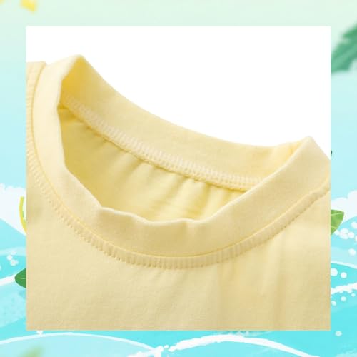 Image of Boy Shorts Sets Dinosaur Animal Print Shirt Summer Outfits Set 2pcs Casual Clothes