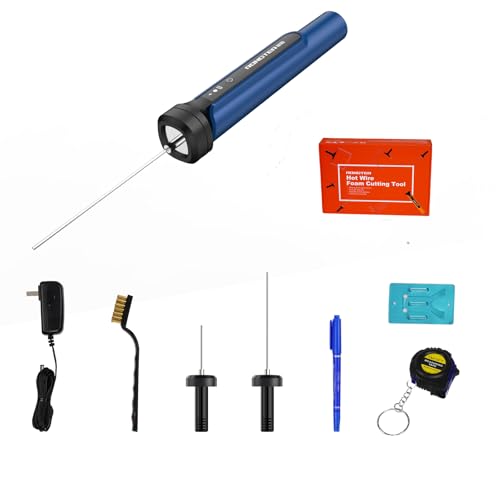 3 in 1 Foam Cutter Tool Kit, Up to 662 Degrees Fahrenheit Blue Foam Cutter Electric Foam Cutting Tool,Heated Foam Carving Knife Kit