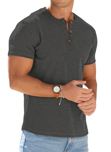 Sailwind Men's Muscle Henley Gym T-Shirt