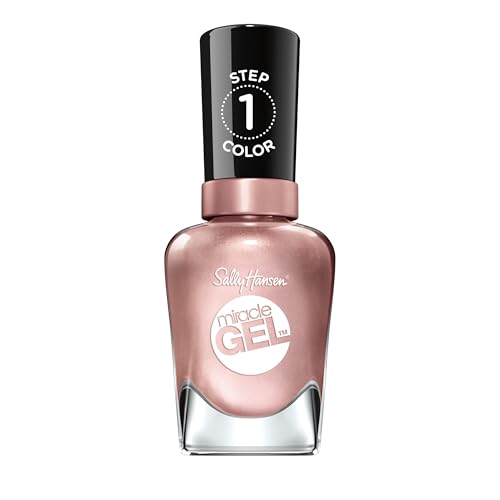 Sally Hansen Miracle Gel Out Of This Pearl Gel-Like Nail Polish NO UV Light Required Chip-Resistant Long Lasting - Up to 8 days Easy to Use Salon Quality Results Vegan Formula 14.7ml