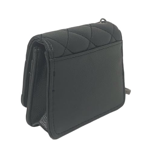 Steve Madden Bwren Flap Wallet with Keyring (Black)2