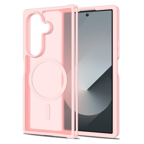 Coque Samsung Z Fold6 rose transparent pour sublimer votre style au quotidien