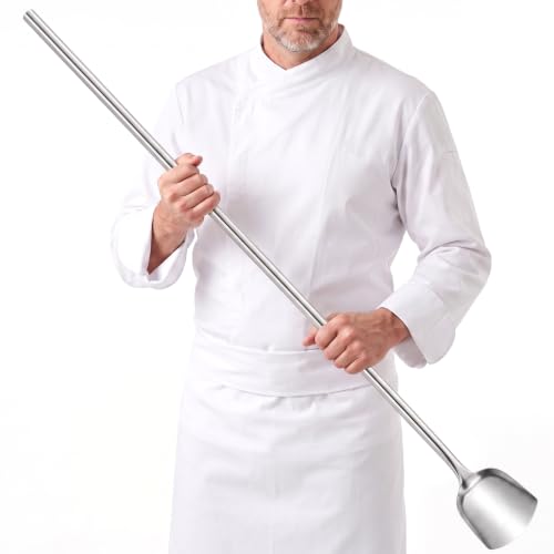 LOYIM 48 Inch Long Handle Cooking Shovel, Stainless Steel for Large Pot by LOYIM - Used condition - US$45.74