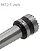 Yunnergo Wood Lathe Drive Center MT2 with 1 inch Crown Wood Lathe Turning Tool