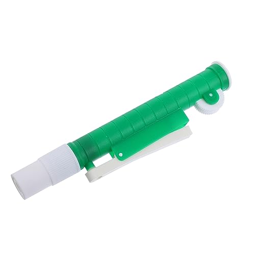 GRIRIW Liquid Dispenser Extractor Lab Micropipette Liquid Pipette Pipettor Lab Pipettor Tips Pipette Lab Pipettor Accessory Green Plastic