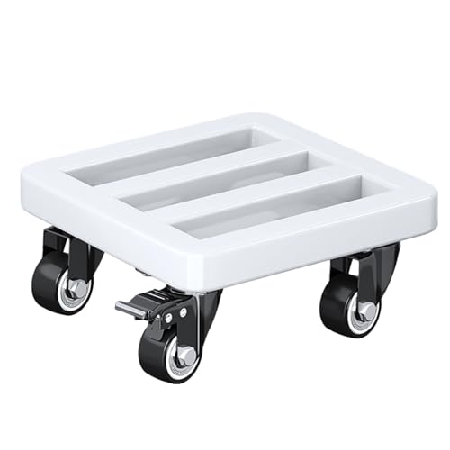 Mensola rialzata in acciaio inox per base del condizionatore d'aria, base in acciaio inox per mobili e elettrodomestici, scaffale con ruote per pallet di stoccaggio per lavatrice, frigorifero