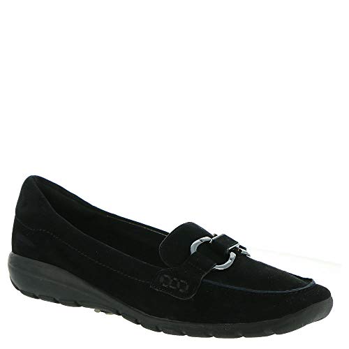Easy Spirit Women's Avienta3 Casual Loafer, Black 001, 6.5 W