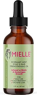 Mielle Rosemary Mint Scalp & Hair Strengthening Oil For Healthy Hair Growth, 2 oz (59ml)