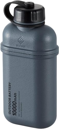 NESTOUT Rugged Power Bank, 10000mAh Outdoor Battery Charger, 20W USB-C Fast Charging PD, Waterproof IP67, Durable Shockproof, Battery Pack for iPhone Hiking Travel Camping (Gray Blue, 10000mAh)