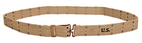 World War Supply Xxl Ww2 U.s. M1936 Pistol Belt Lt Od Marked Jt&L 1943 Xxl Will Fit 40" To 74" Waist #TOP4