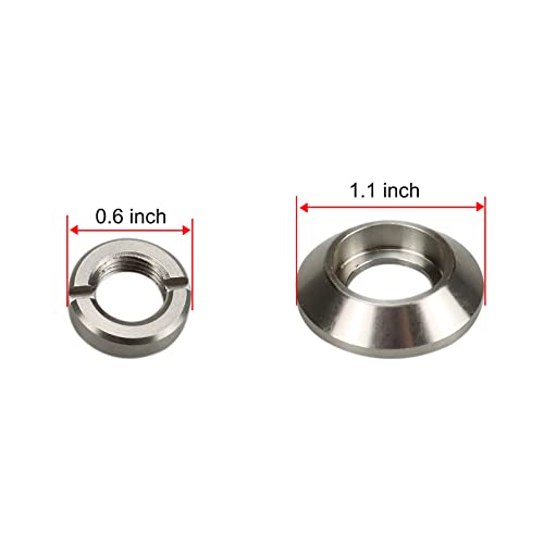 Dashboard Switch Bezel Nut Set Fit For Jeep Cj5 Cj7 Cj8 1972-1986 Headlights Wiper And Hvac Fan Switch #TOP4