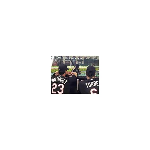 Don Mattingly och Joe Torre New York Yankees bakåt 8 x 10 bild kändis Pr