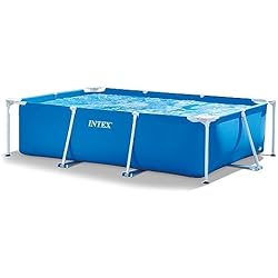 <b>Jardines pequeños con piscina</b> 7 Intex 28271NP - Piscina desmontable small frame 260 x 160 x 65 cm, 2.282 litros, Color Azul