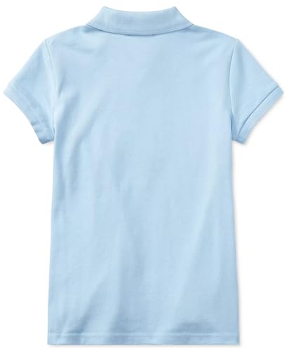 Image of Polo Ralph Lauren Kids Baby Girl's Short Sleeve Mesh Polo Shirt (Toddler) White