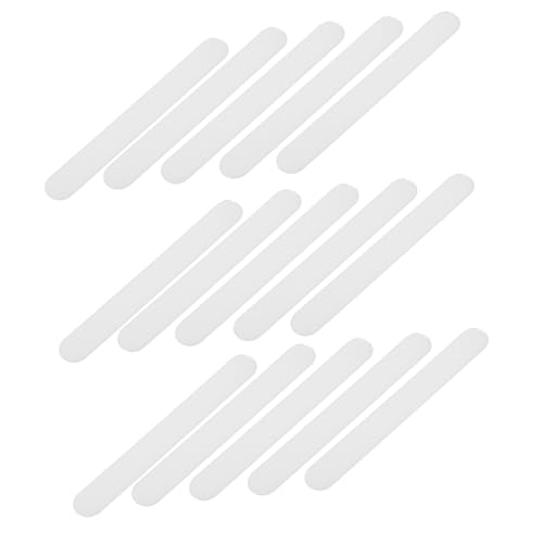 HAWILLOSCH 25pcs Spatula Depressors Bulk Stick Reusable Stirring Sticks Popsicle Sticks Depressors for Crafts Paediatric Depressors Stir Sticks White Pp