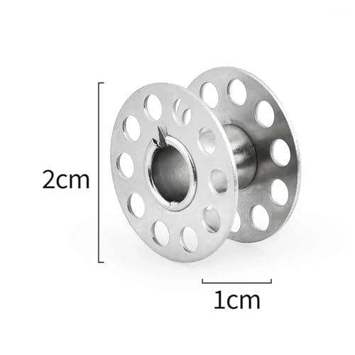 Bobinas de metal para máquina coser con devanado estable anti enredos 6