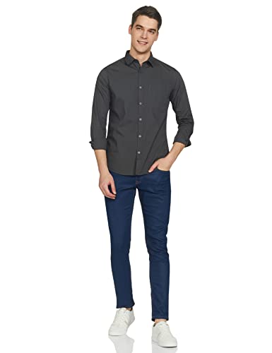 Image of Amazon Brand - Symbol Men's Cotton Shirt | Casual | Plain | Full Sleeve | Summer - Regular Fit (Available in Plus Sizes)