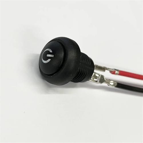 Bouton de verrouillage 12 mm à témoin LED blanche 24V pour contrôle électrique stable