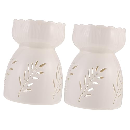 Brûleur à huile essentielle pour ambiance zen | Pack de 2 réchauds décoratifs de table