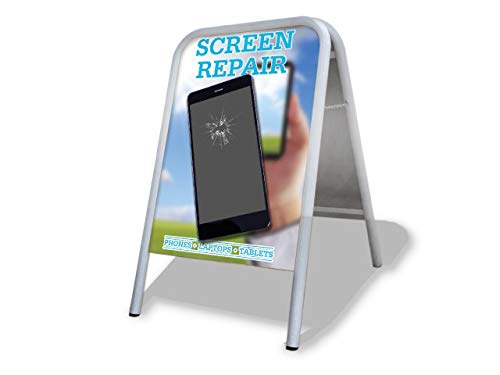 Screen Repair Here Large A Board Pavement Sign MEGA Listing Outdoor Street Advertising Display…