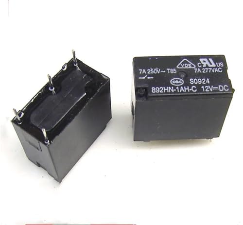 Relais 892HN-1AH-C 24V 7A composant électronique 4 broches pour circuit