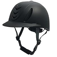 Amazon.co.jp: 馬術用ヘルメット 乗馬用 56-61調整可能 通気性 耐久性