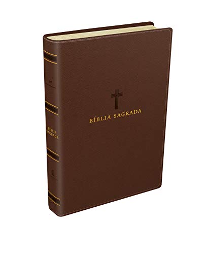 Biblia Sagrada Acf Couro Soft Marrom Letra Grande Leitura Perfeita (Em Portugues do Brasil)