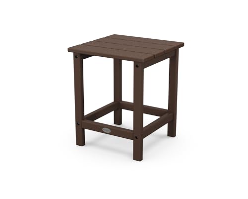 Image of POLYWOOD ECT18MA Long Island 18 inch Side Table, Mahogany
