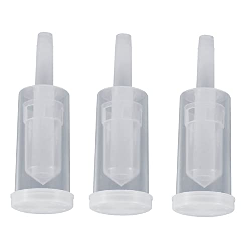 Garneck 3pcs Beer Check Valve One-way Exhaust Water Sealed for Wine and Beer Brewing Fits Stoppers Caps and Bungs
