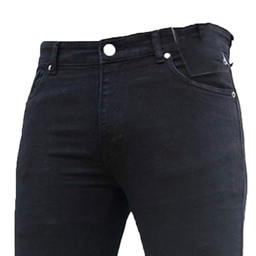 Men's Skinny Ripped Moto Biker Jeans Vintage Classic Distressed Denim Pants Tapered Slim Fit Outdoor Jeans3