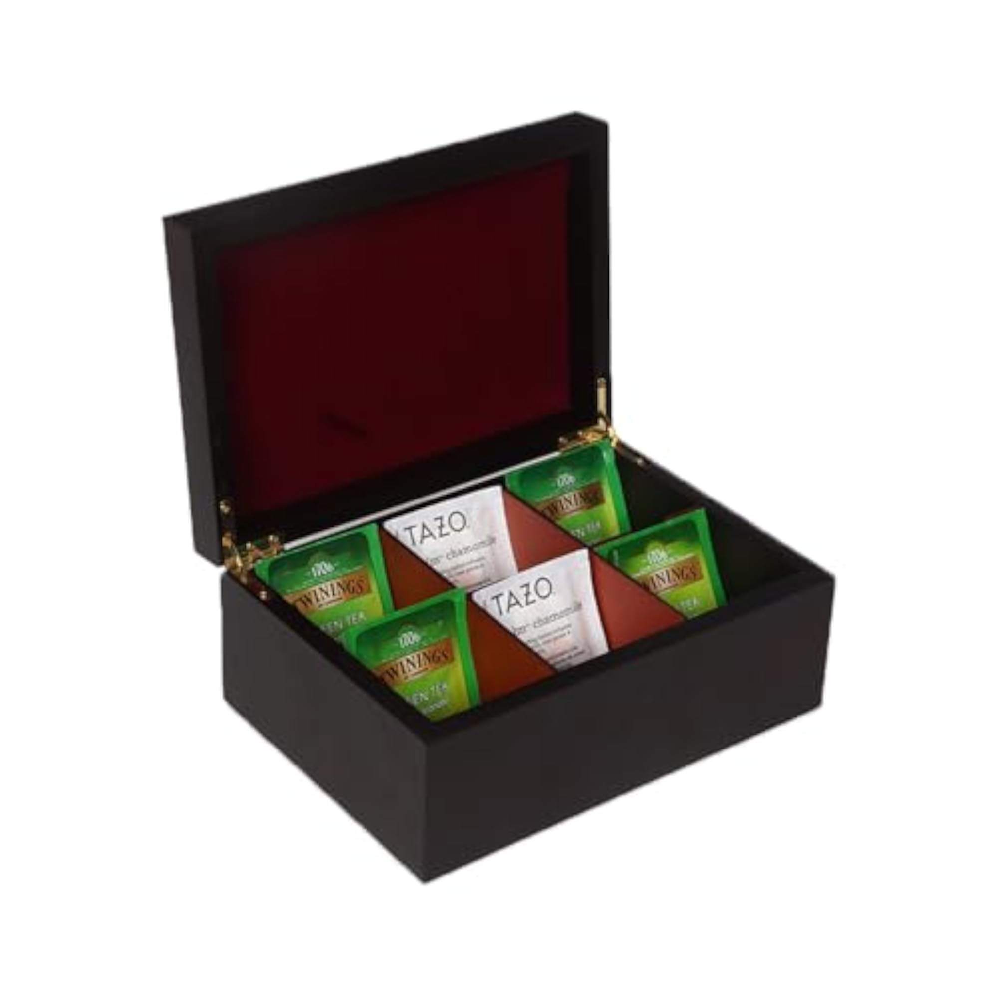 Egyptian Design Decorative Tea Chest, Wooden Storage
