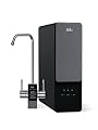 Brio AQUUS TROE800COL Reverse Osmosis Water Filtration System, 4-Stage Tankless RO Water Filter System for Under Sink, 800 GPD, 2:1 Pure to Drain, Reduces TDS, Smart Faucet, USA Support, Black/Silver