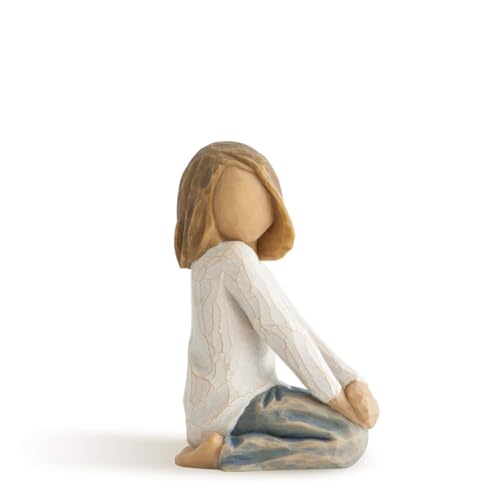 Willow Tree Joyful Child, Nurtured by Your Loving Care, A Reminder of Loving Family Relationships, Closeness, Love, Sculpted Hand-Painted Figure