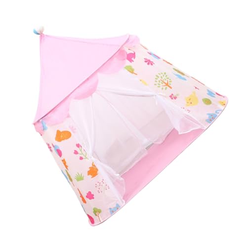 Gogogmee Tienda Campaña Infantil con Diseño de Castillo para Interior Divertida y Resistente con Patrón de Dibujos Animados para Niñas y Jugando Casa