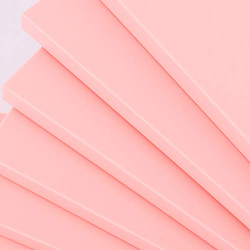 Image of ZOENHOU 20-Count 4 x 6 Inch Pink Soft Rubber Carving Blocks, Crafts Stamping Blanks, Linoleum Blocks for Printmaking