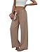 Sampeel Dress Pants for Women Business Casual Outfits Work Office Linen Pants Summer Outfits Plus Size Clothes Spring Beach Vacation Fashion Clothing Khaki L