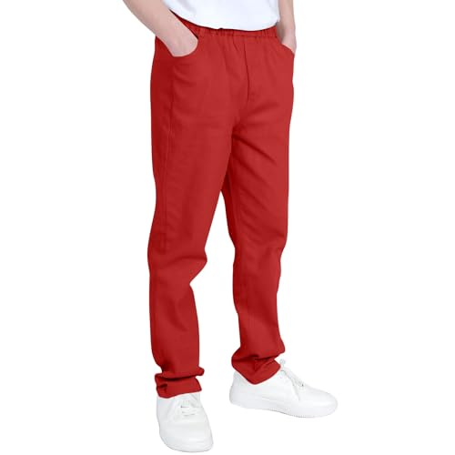 Cargo Pants for Teen Boys Fashion Baggy Elastic Waist Joggers with Pockets Fall Oversized Athletic Casual Sweatpants3