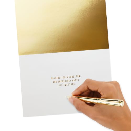 Hallmark Signature Congratulations Engagement Card, Bridal Shower Card, Wedding Card (Congrats Confetti) - Image 5