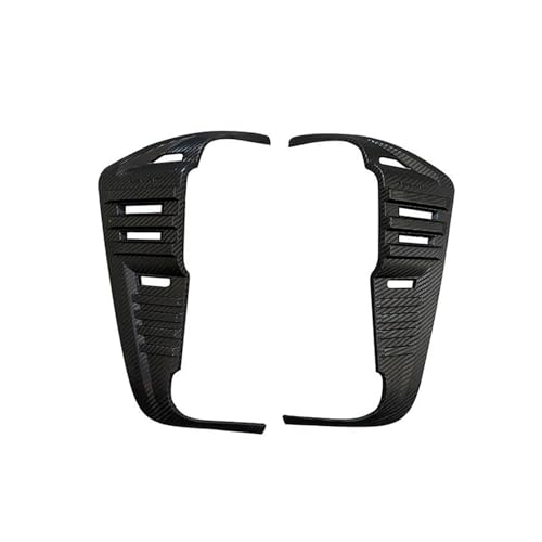 Cubierta de luz trasera para Nissan Navara NP300 2015-2022 de ABS color fibra de carbono