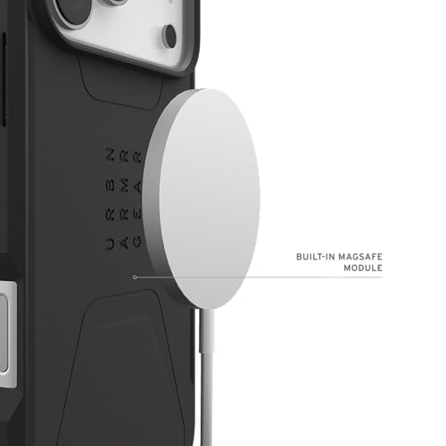 Image of Urban Armor Gear UAG Civilian Magnetic Compatible, Rugged Slim Sleek Shockproof Anti-Slip Military Grade Protective Case /Cover Designed for iPhone 17 Pro Max - Black
