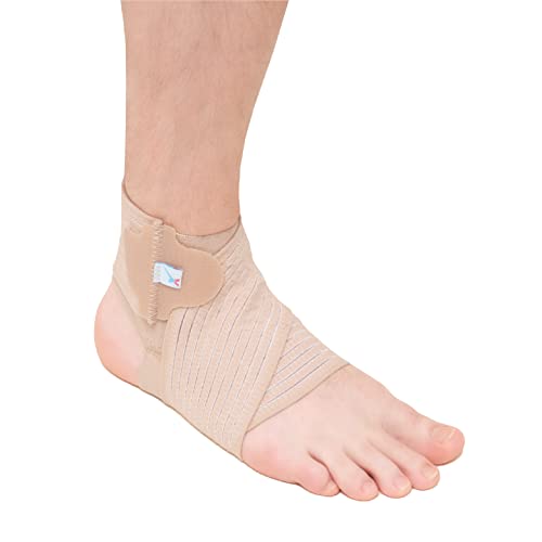 Express Orthopaedic® - Medically Approved Ankle Brace Tendonitis, Plantar Fasciitis Support for Sprained Ankle Figure-Of-8 Strap, Pain Relief, Compression, Support Unisex (Large (Ankle Circ. 23-26cm))