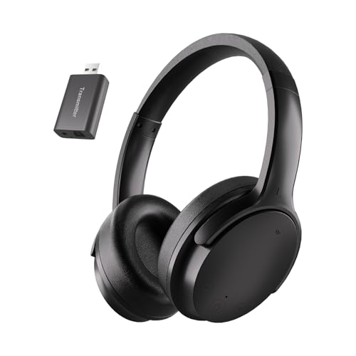 Image of Wireless Headphones for TV Watching, Over Ear TV Headphones Wireless with USB Transmitter, Plug & Play, No Audio Delay, 20+ Hours, Louder and Clearer for Seniors