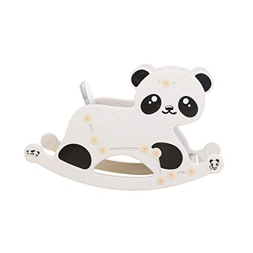 Schaukelpferd Kind Baby Sitz Dual-Use-Schaukelstuhl mit Musik Kunststoff Spielzeug Trojaner Schaukelspielzeug HUYP