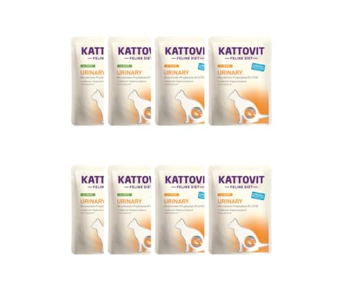 Kattovit Urinary Frischebeutel | Bundle | 4 Sorten (8 x 85g)